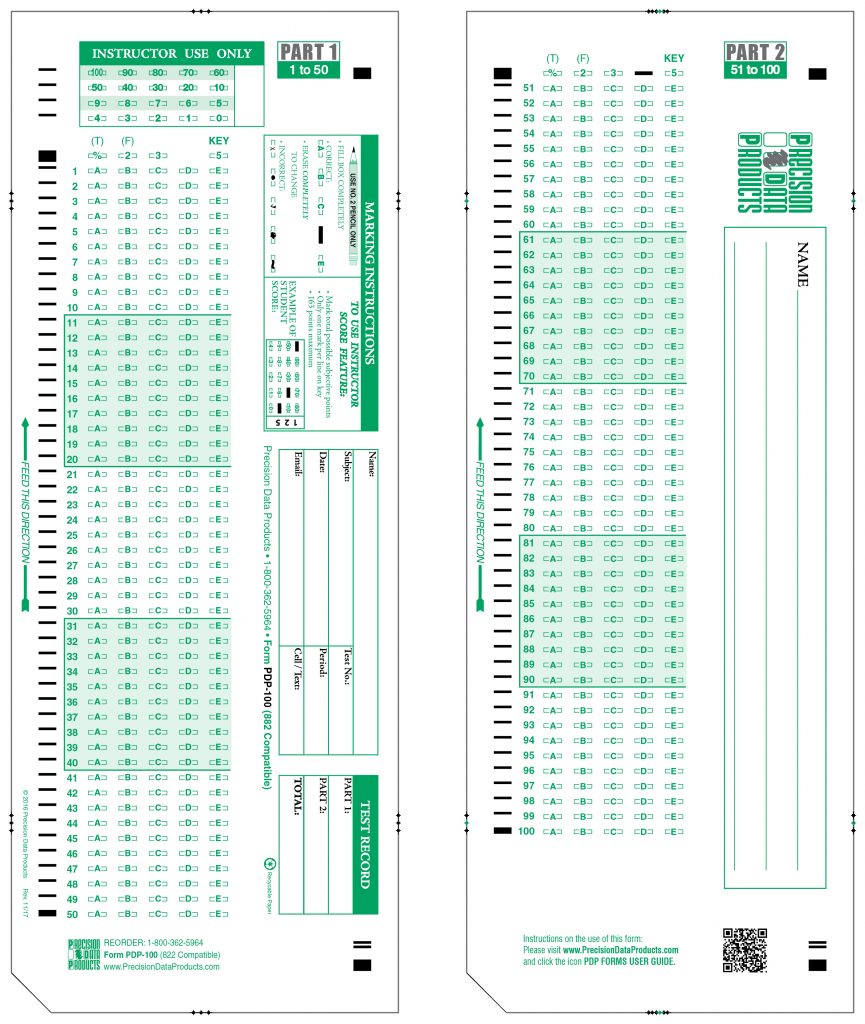 PDP 100 (PDP's 882-E compatible) 500/Pkg -