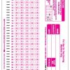 500 pack Test Answer Forms - PDP 100 A-J 865-E Compatible 